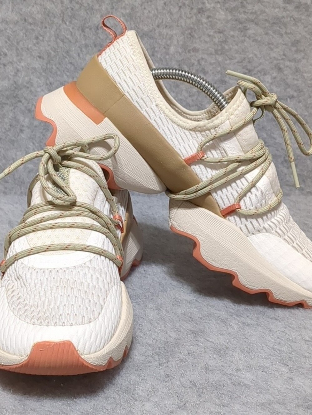 SOREL Kineric Impact Mesb Pink white tan sneakers - Picture 8 of 16